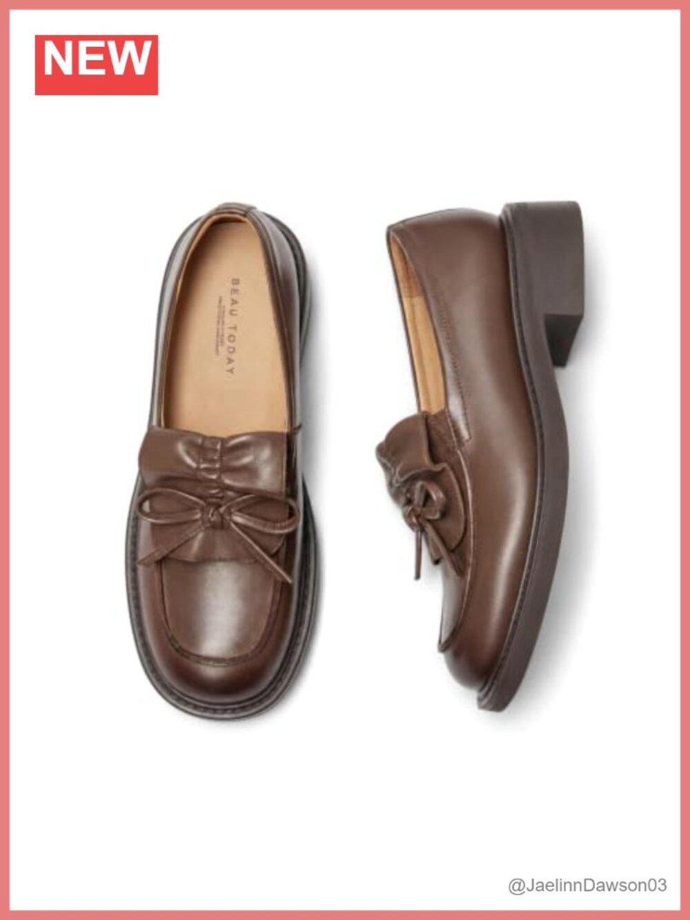 Calfskin Leather Chunky Platform Penny Loafers with Lug Sole